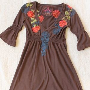 Johnny Was Embroidered Dress